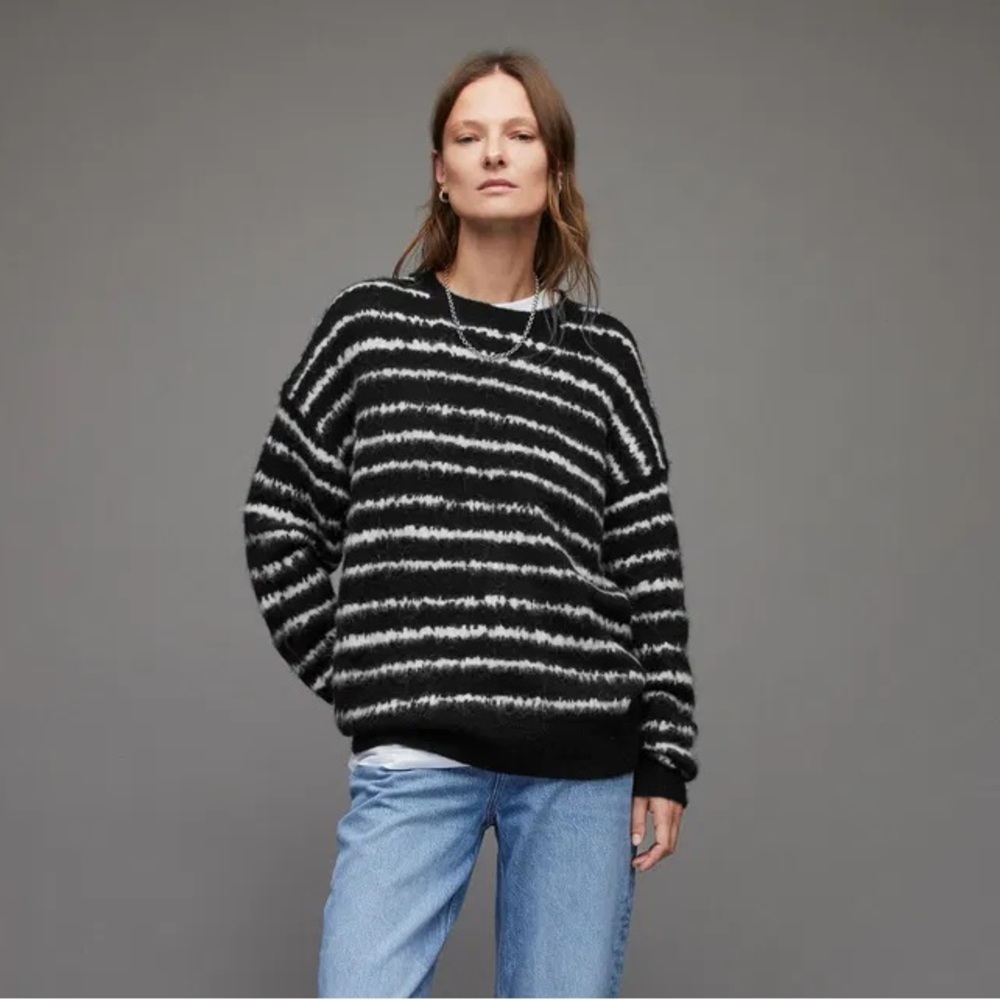 AllSaints stripe sweater
